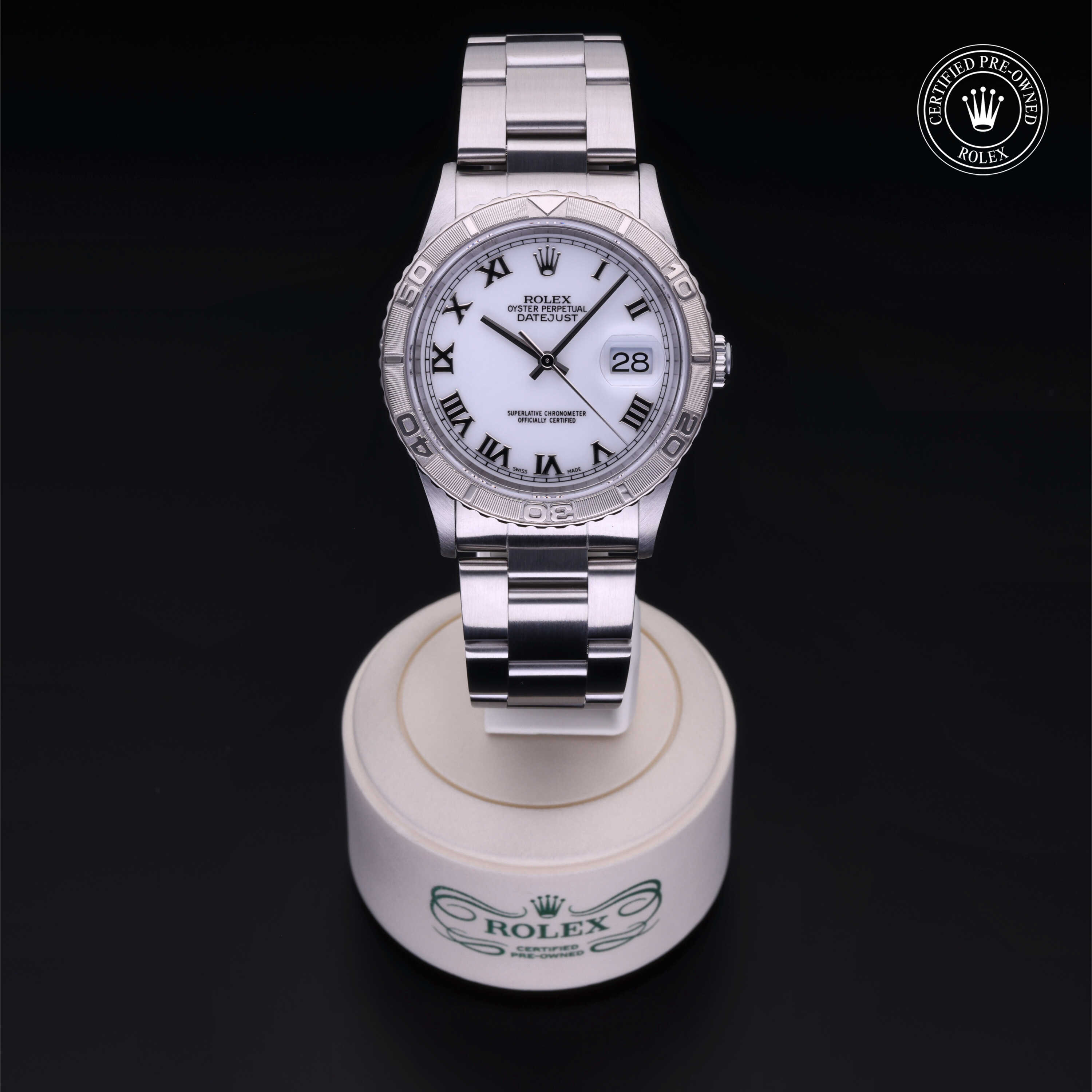 Rolex Certified Pre-Owned Oyster Perpetual Datejust Turn-O-Graph Oystersteel Bracelet Watch - Image 2