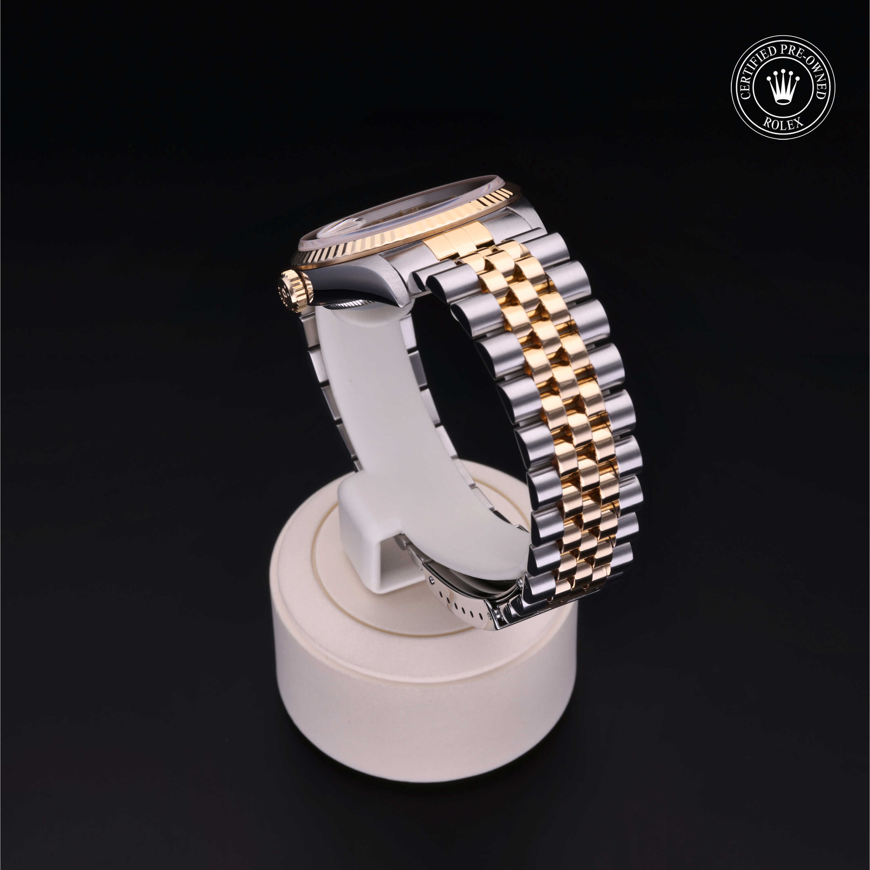 Rolex Certified Pre-Owned Oyster Perpetual Datejust 36 Yellow Rolesor Bracelet  Watch - Image 4