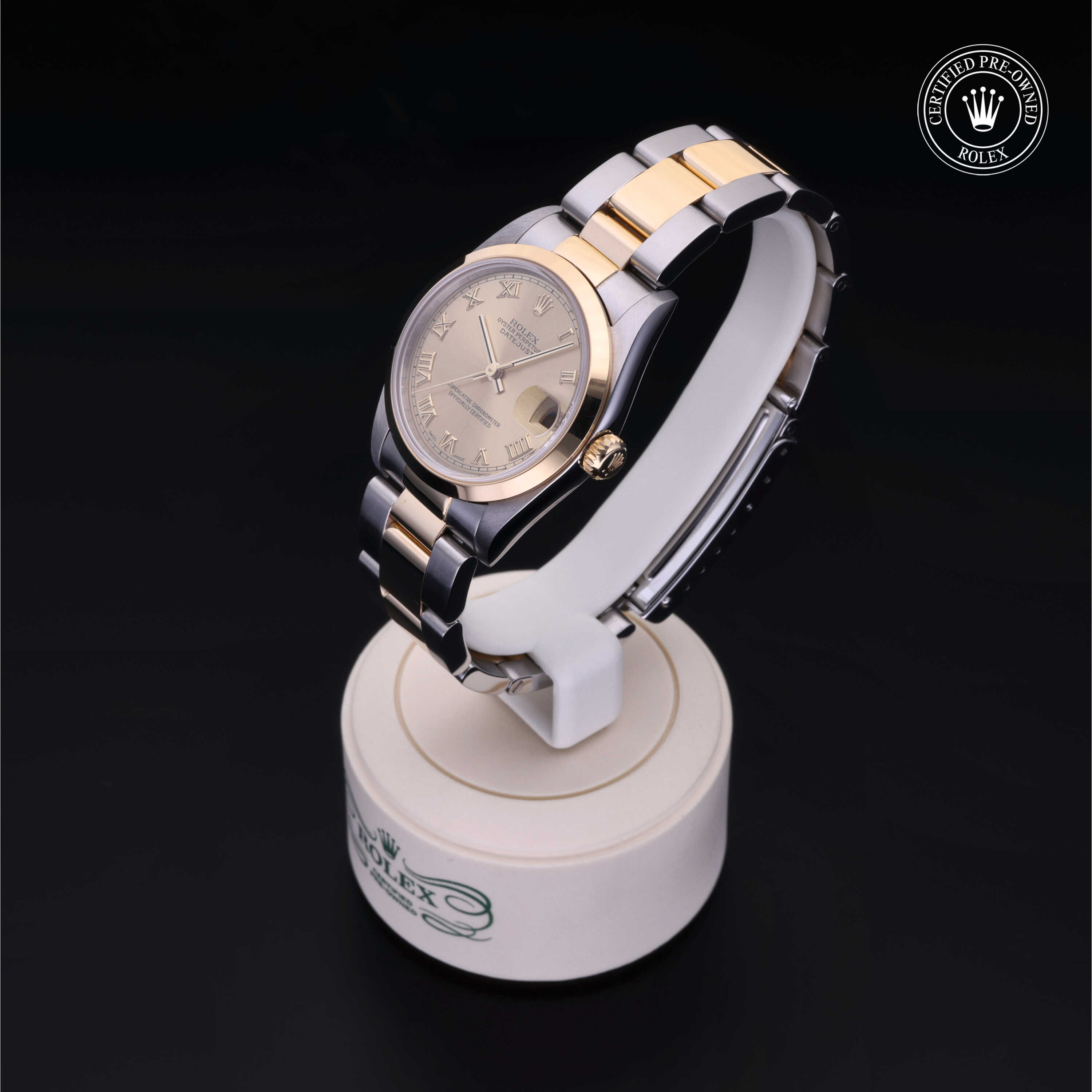 Rolex Certified Pre-Owned Oyster Perpetual Datejust 31 Yellow Rolesor Bracelet  Watch - Image 3