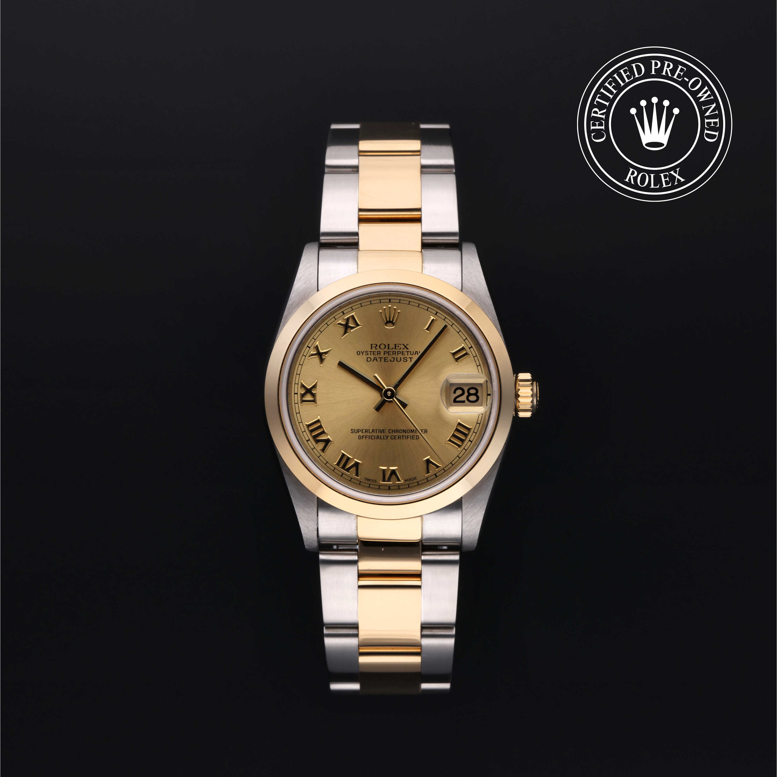 Rolex Certified Pre-Owned Oyster Perpetual Datejust 31 Yellow Rolesor Bracelet  Watch