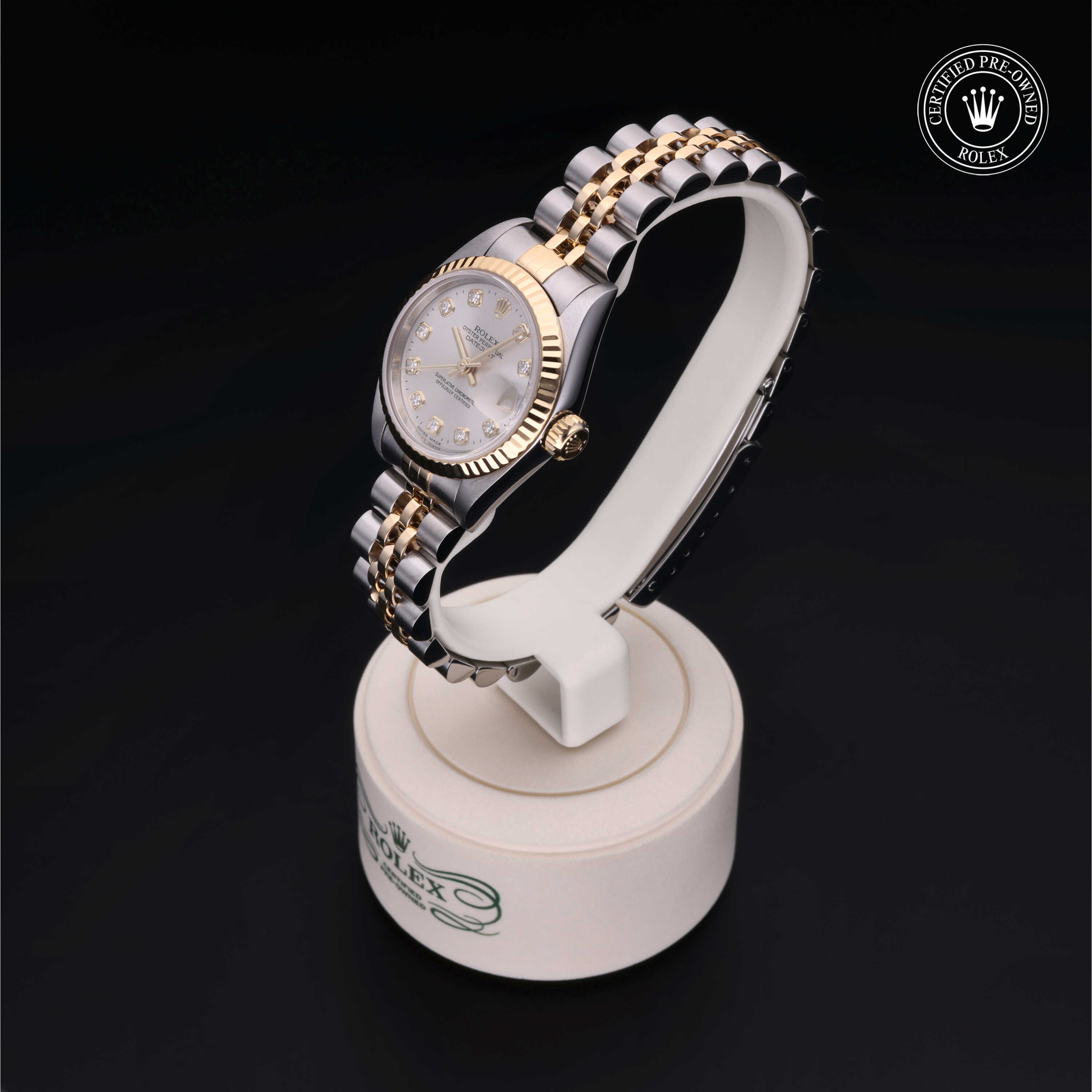 Rolex Certified Pre-Owned Oyster Perpetual Lady-Datejust 26 Yellow Rolesor Bracelet  Watch - Image 3