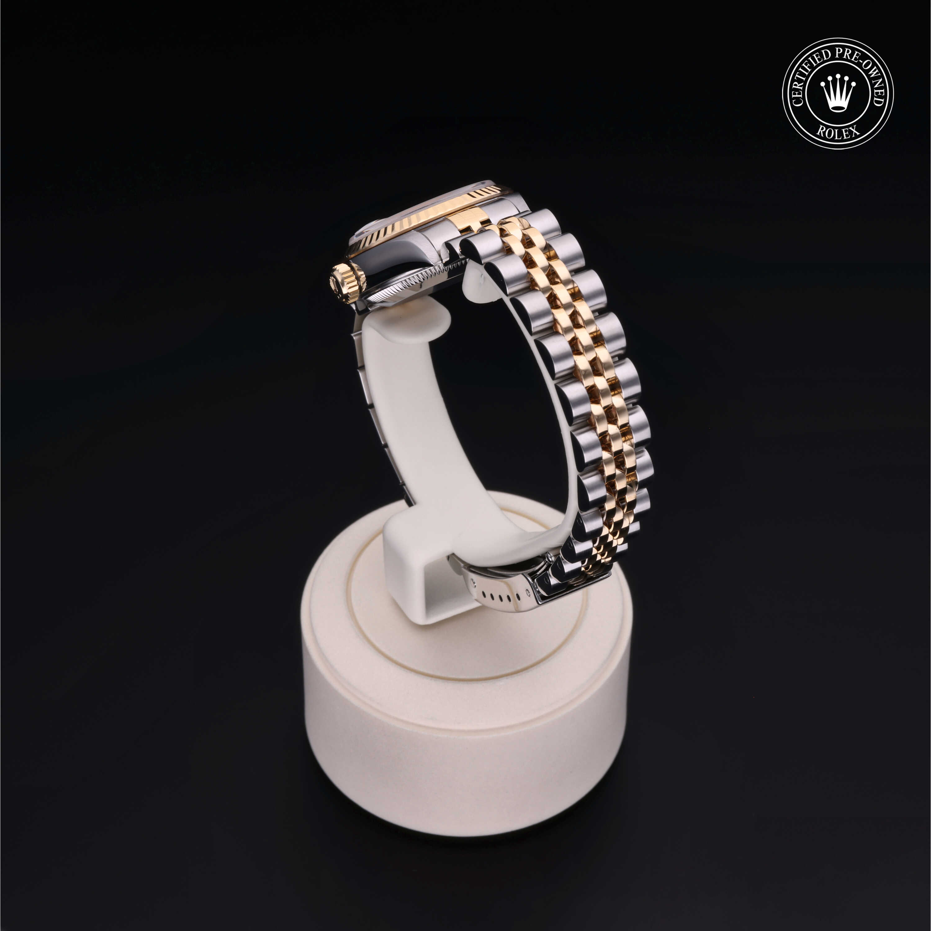 Rolex Certified Pre-Owned Oyster Perpetual Lady-Datejust 26 Yellow Rolesor Bracelet  Watch - Image 4