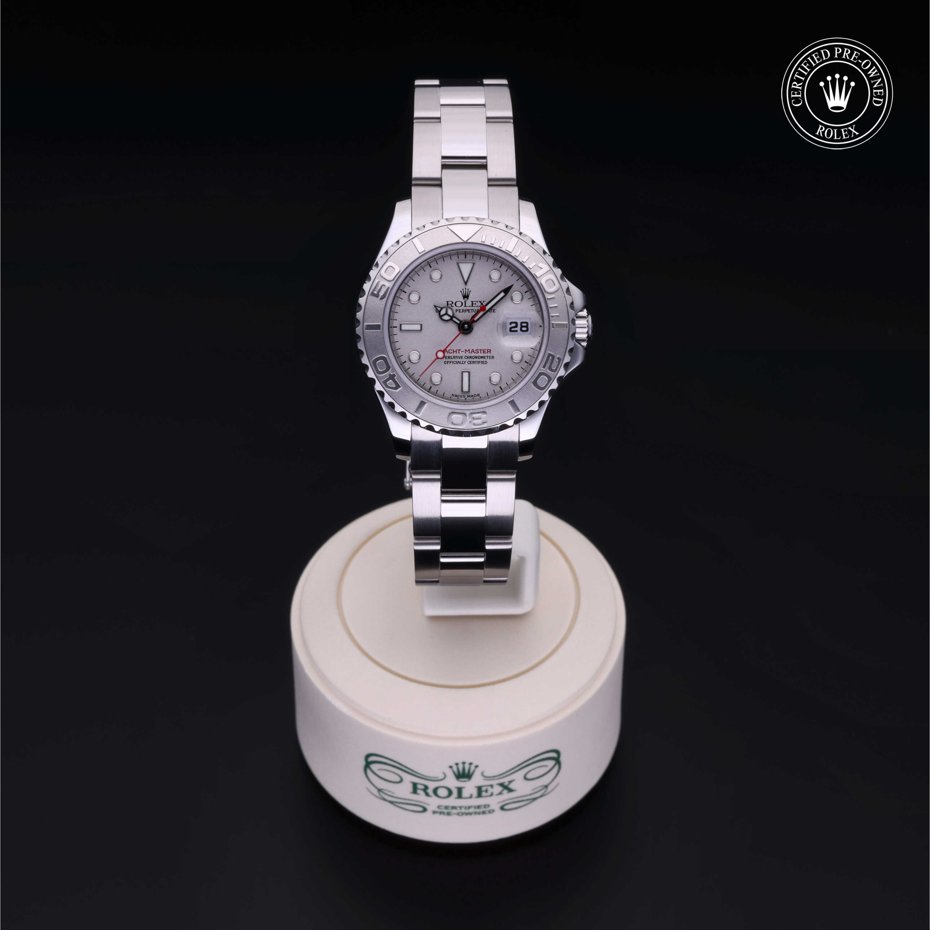 Rolex Certified Pre-Owned Oyster Perpetual Yacht-Master 29 Oystersteel Bracelet  Watch - Image 2