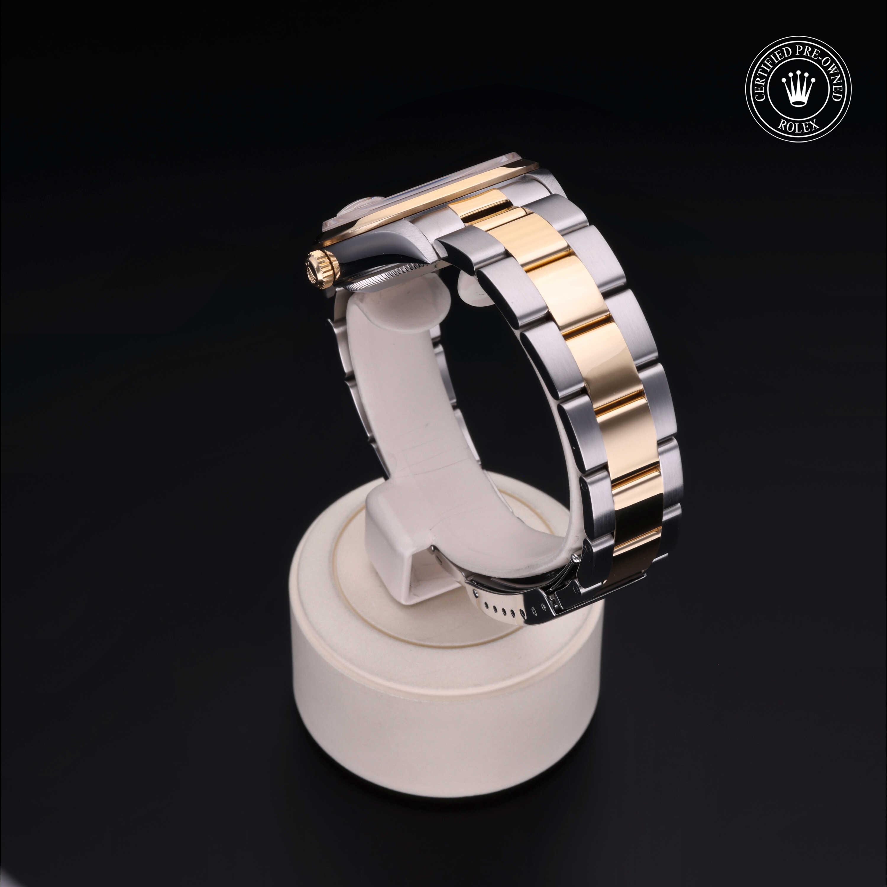 Rolex Certified Pre-Owned Oyster Perpetual Date 34 Champagne Dial Watch - M15203-0014 - Image 4