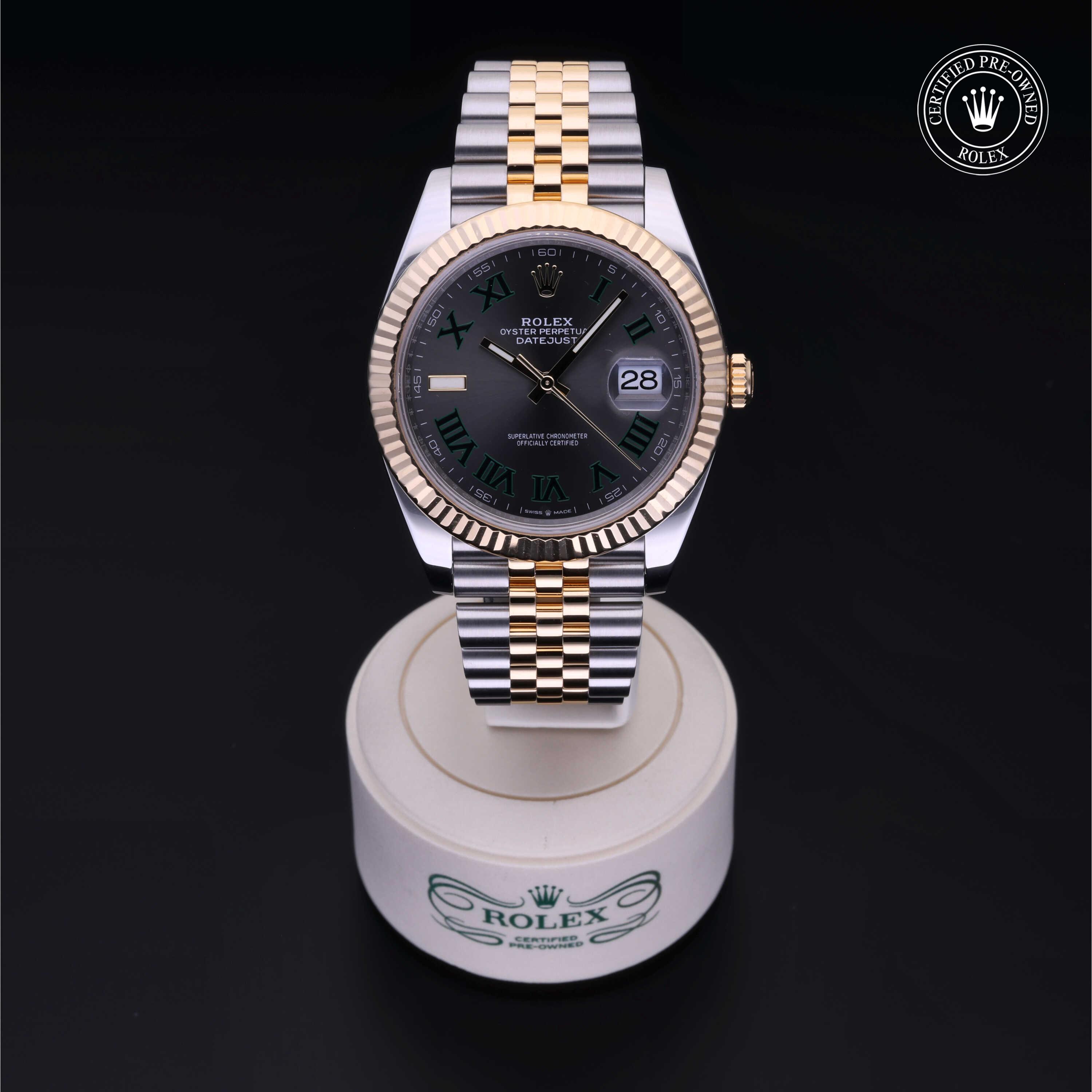 Rolex Certified Pre-Owned Datejust 41 Slate Dial Watch - M126333-0020 - Image 2