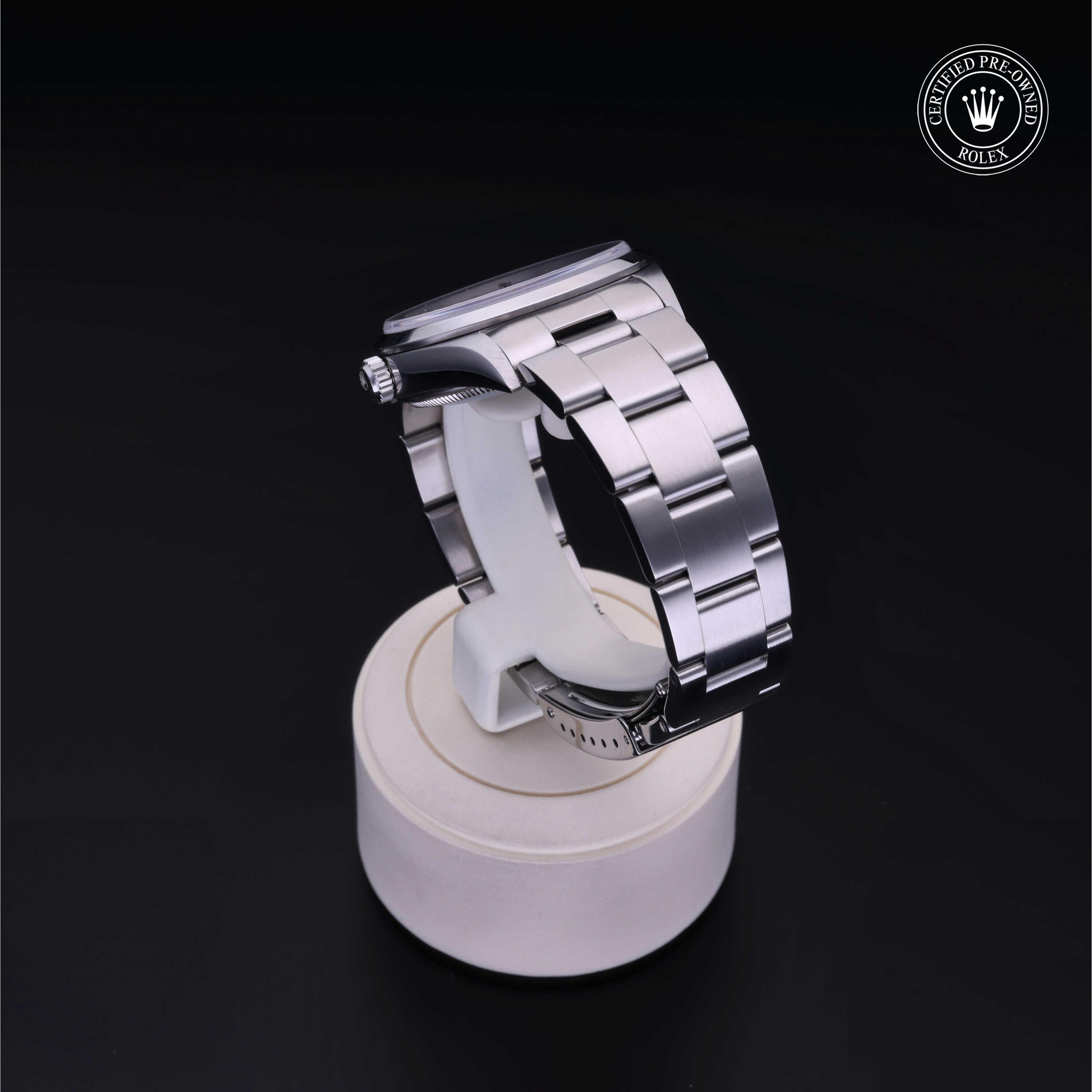 Rolex Certified Pre-Owned Oyster Perpetual 34 Silver Dial Watch - M14000M-0011 - Image 4