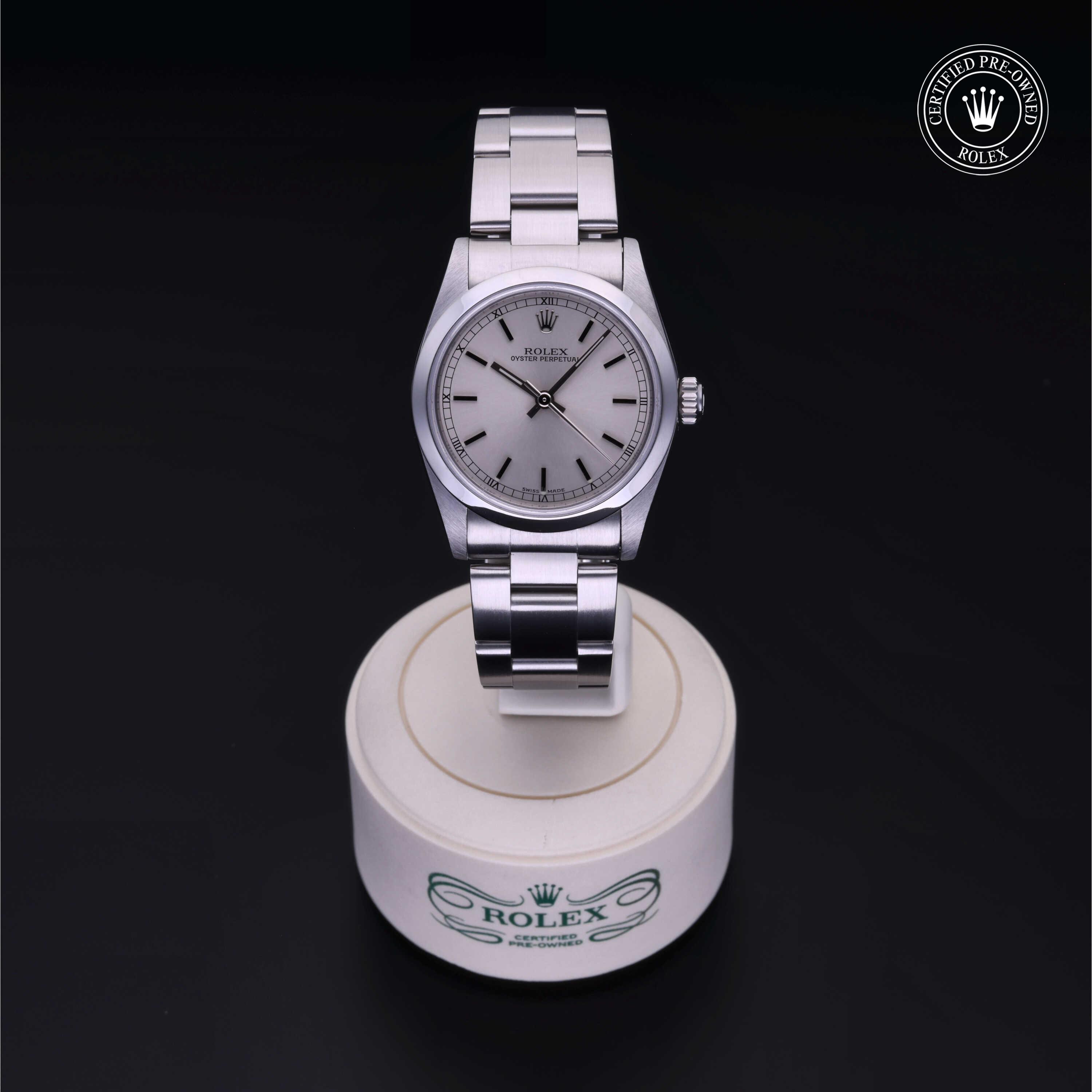 Rolex Certified Pre-Owned Oyster Perpetual 31 Silver Dial Watch - M77080-0032 - Image 2