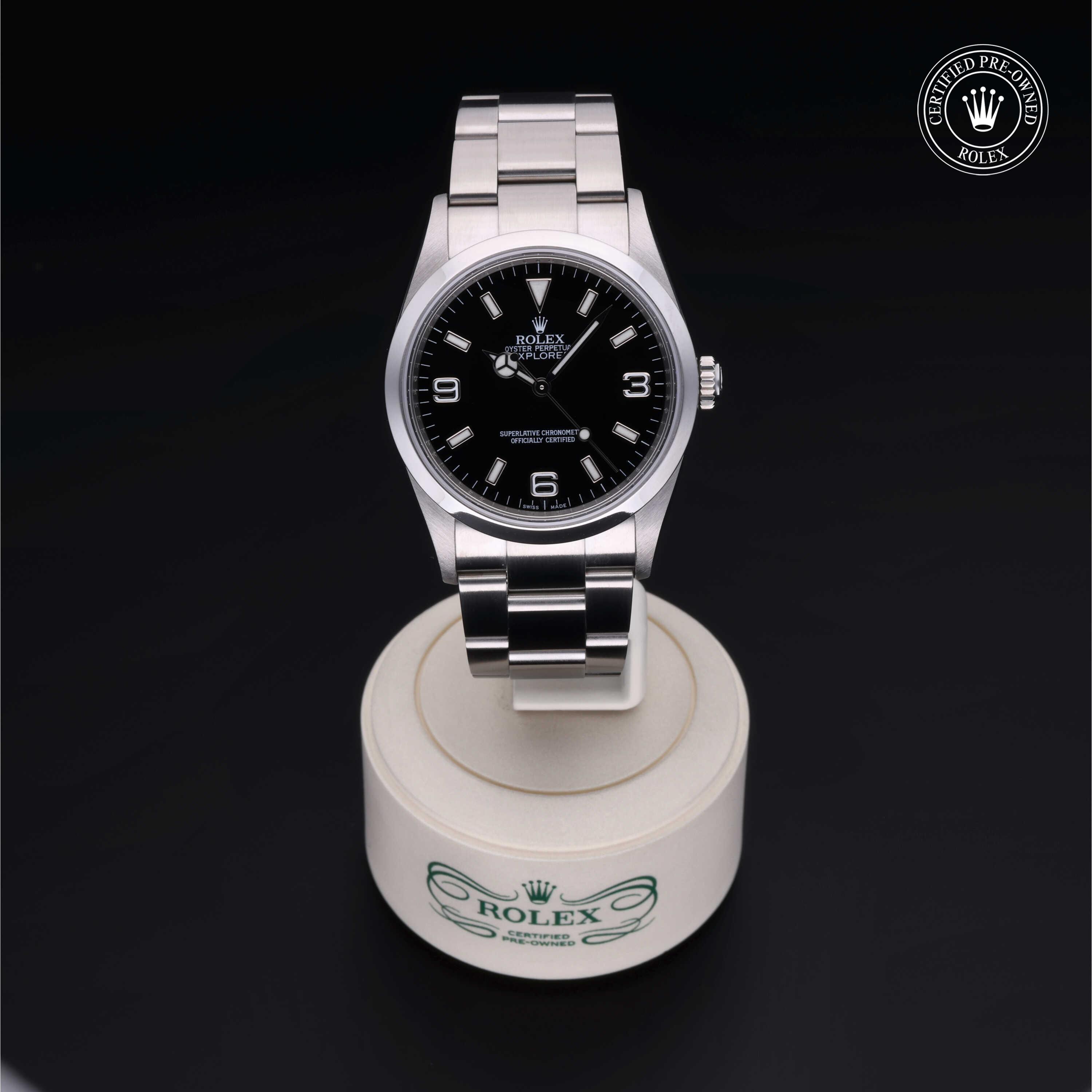 Rolex Certified Pre-Owned Oyster Perpetual Explorer 36 Black Dial Watch - M114270-0002 - Image 2