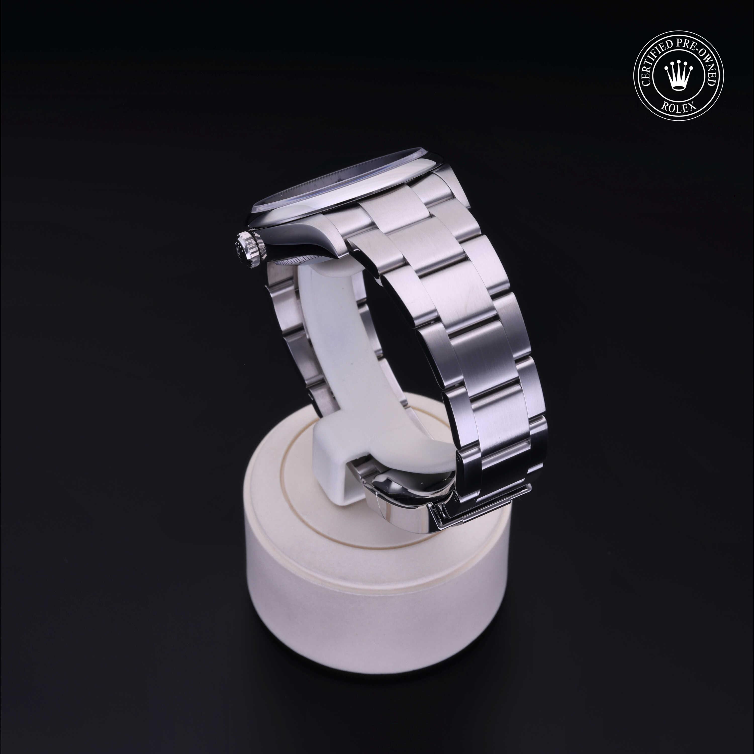 Rolex Certified Pre-Owned Oyster Perpetual 36 Bright Black Dial Watch - M126000-0002 - Image 4