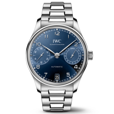 IWC Portugieser Automatic Blue Dial Stainless Steel Watch 42mm - IW501704