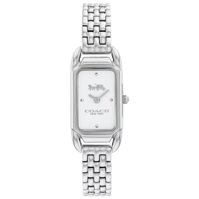 COACH Cadie Small Stainless Steel Watch 17.5x28.5mm - 14504035