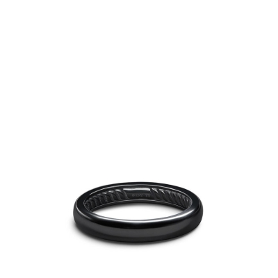 David Yurman Classic Band in Black Titanium, 4mm