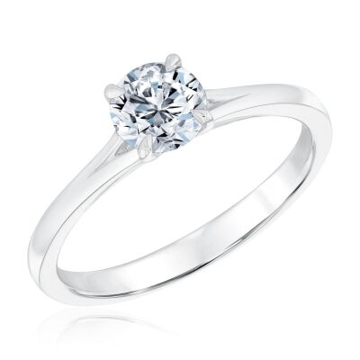 Forevermark 3/4ct Round Diamond Solitaire White Gold Engagement Ring