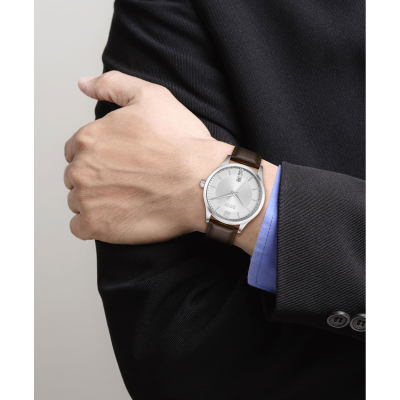 Hugo Boss Elite Quartz Brown Leather Strap Watch | 44mm | 1514064