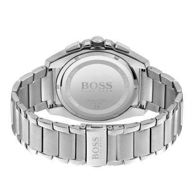 Hugo Boss Grandmaster Chronograph Blue Dial Stainless Steel Bracelet Watch | 46mm | 1513884