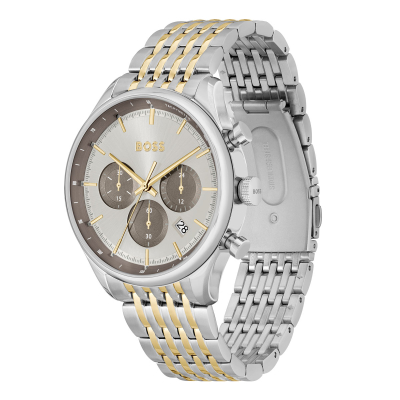 Hugo Boss Gregor Chronograph Two-Tone Bracelet Watch | 45mm | 1514053
