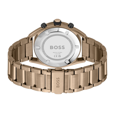 Hugo Boss Ionic Chronograph Gold-Tone Bracelet Watch | 44mm | 1514027