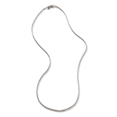 John Hardy Box Chain Sterling Silver Necklace | 2.7mm