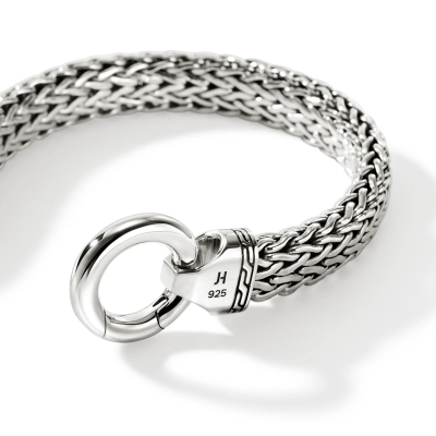 John Hardy Flat Chain 11mm Sterling Silver Bracelet