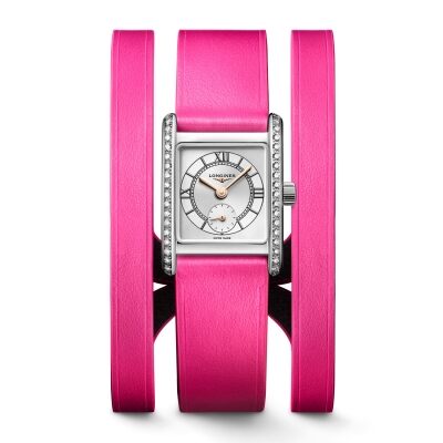 Longines Mini DolceVita 150th Kentucky Derby Limited Edition Pink Strap Watch - L52000702