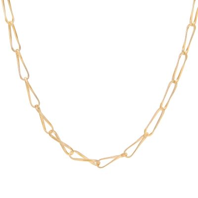 Marco Bicego Yellow Gold Twisted Coil Link Necklace - Marrakech Onde Collection
