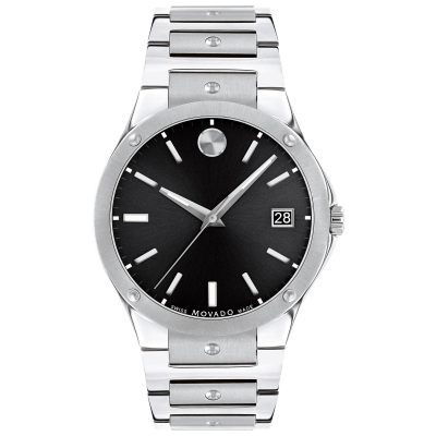 Movado SE Dual-Finished Stainless Steel Watch | 41mm | 0607541