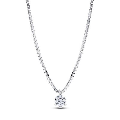 Pandora Nova 0.25ctw Lab-Grown Diamond Sterling Silver Pendant Necklace