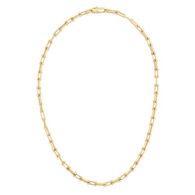 Roberto Coin Classics Yellow Gold Chain Link Necklace