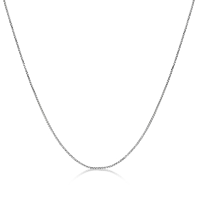 Stainless Steel Round Box Chain Necklace | 2mm