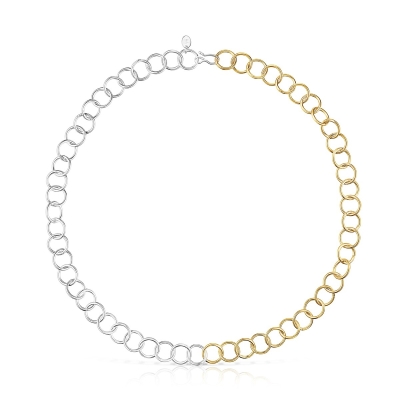 TOUS Basics Two-Tone Chain Necklace