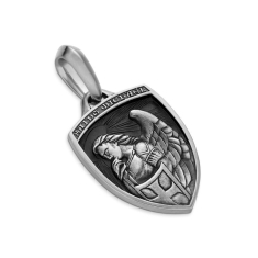 Men's David Yurman St. Michael Amulet in Sterling Silver, 26mm 1