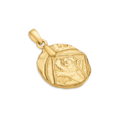David Yurman Shipwreck Coin Amulet In 18k Yellow Gold 1
