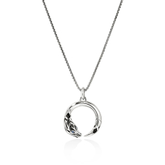 John Hardy Naga Sterling Silver Pendant Necklace 1