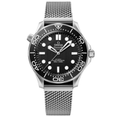 OMEGA Seamaster Diver 300M Black Dial Stainless Steel Watch 42mm - O21030422001010 1