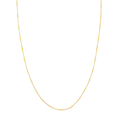 Bar Station 10k Yellow Gold Necklace 1
