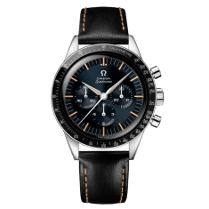 OMEGA Speedmaster First OMEGA in Space Chronograph Black Leather Strap Watch 39.7mm - O31032405006001 1