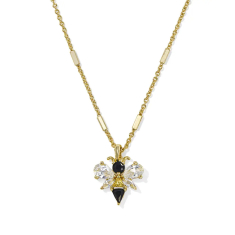 Kendra Scott Bee Short Pendant Necklace, Gold-Plated 1