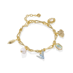 Kendra Scott Melody Charm Bracelet in Freshwater Cultured Pearl 1