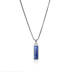 John Hardy Lapis Lazuli Talisman Sterling Silver Necklace 1