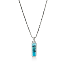 John Hardy Turquoise Talisman Sterling Silver Necklace 1