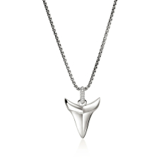 John Hardy Shark Tooth Talisman Sterling Silver Necklace 1