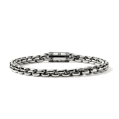 John Hardy 6mm Sterling Silver Box Chain Bracelet 1