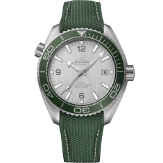 Omega Seamaster Planet Ocean Gray Dial Green Rubber Strap Watch 43mm - O21532442106001 1