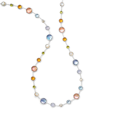 IPPOLITA Lollipop Lollitini Long Multi-Stone Sterling Silver Necklace in Wildflower 1