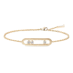 Messika Move Classique Cisele 1/5ctw Diamond 18k Yellow Gold Bracelet 1