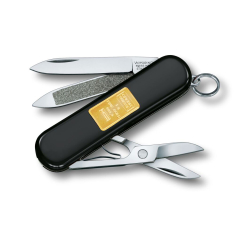 Victorinox Swiss Army Classic SD with Gold Ingot Pocket Knife 1