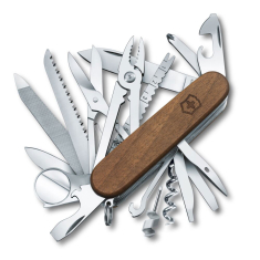 Victorinox Swiss Army Swiss Champ Wood Pocket Knife in Walnut Wood 1