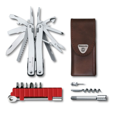 Victorinox Swiss Army Swiss Tool Spirit X Plus Ratchet with Leather Pouch 1