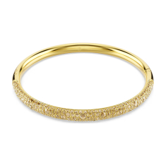 Swarovski Sublima Gold-Tone Crystal Snow Pavé Bangle Bracelet, Gold-Tone Plated 1