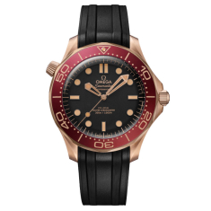 OMEGA Seamaster Diver 300M Bronze Gold Black Rubber Strap Watch 42mm - O21092422001003 1